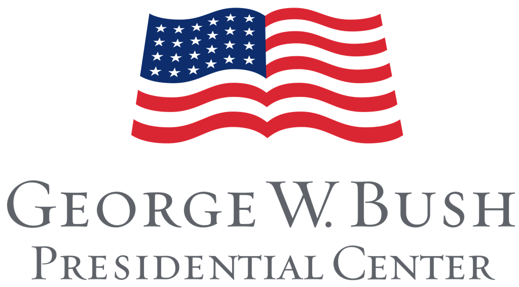 George W. Bush Presidential Center logotype, transparent .png, medium, large