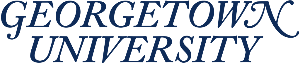 Georgetown University logotype, transparent .png, medium, large