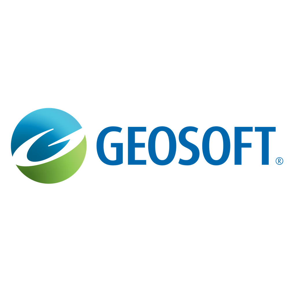Geosoft Inc logotype, transparent .png, medium, large