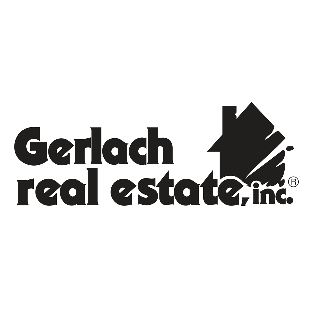 Gerlach Real Estate logotype, transparent .png, medium, large