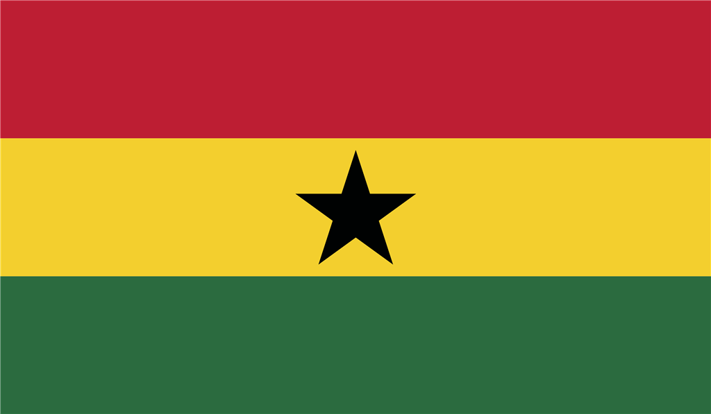 Ghana logotype, transparent .png, medium, large