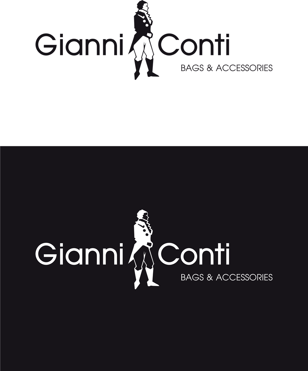 Gianni Conti logotype, transparent .png, medium, large
