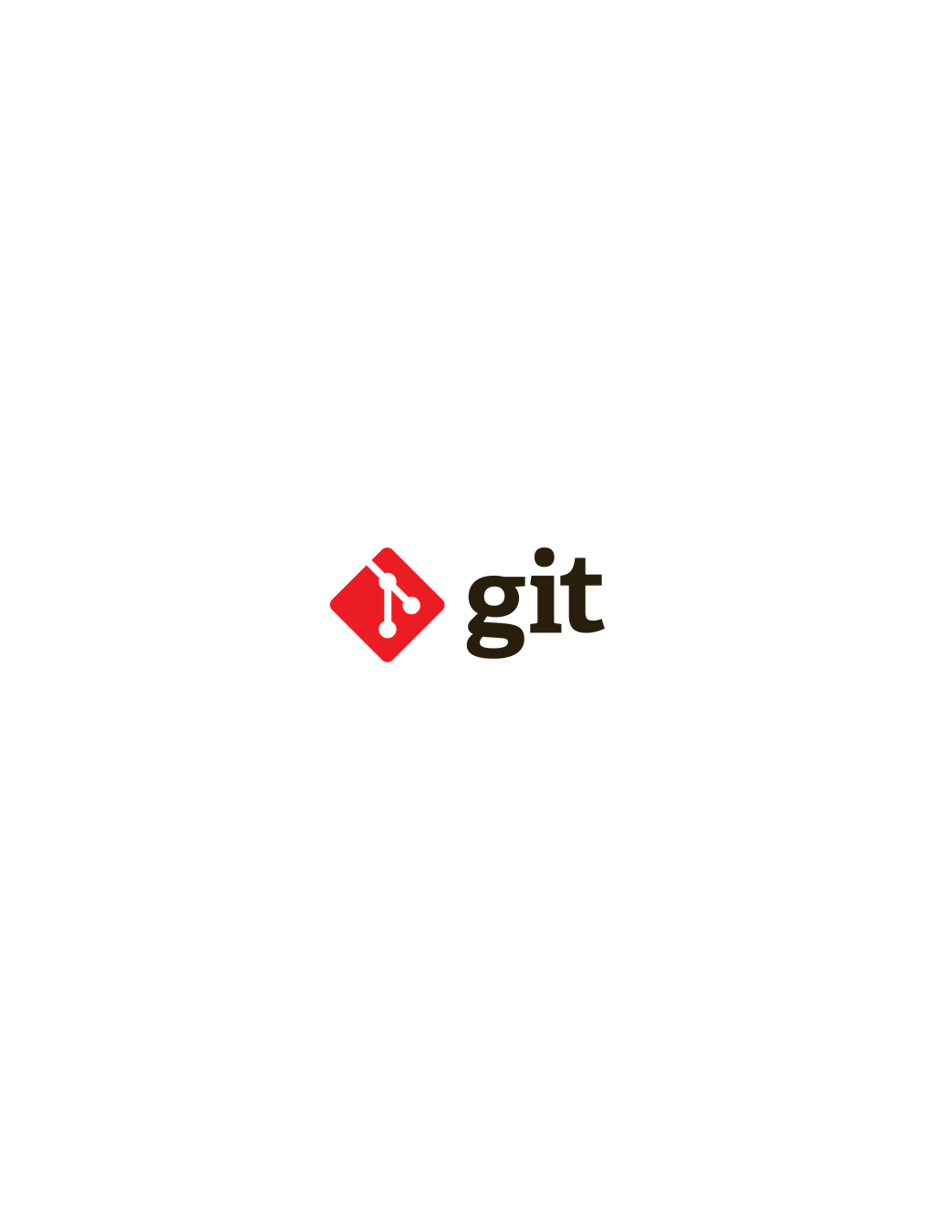 Git logotype, transparent .png, medium, large