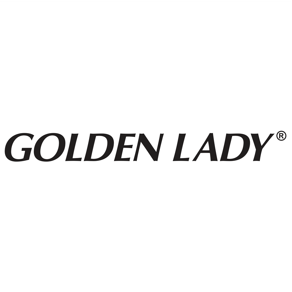 Golden Lady logotype, transparent .png, medium, large