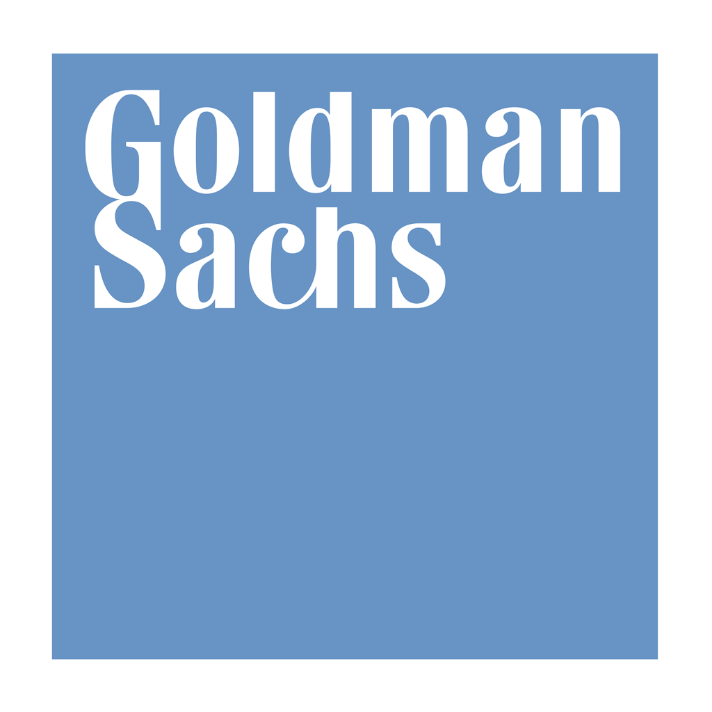 Goldman Sachs logotype, transparent .png, medium, large