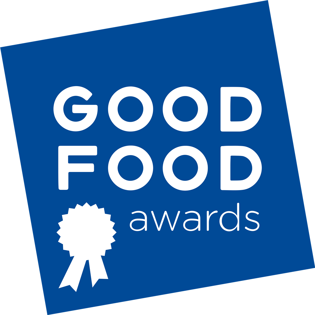 Good Food Awards logotype, transparent .png, medium, large