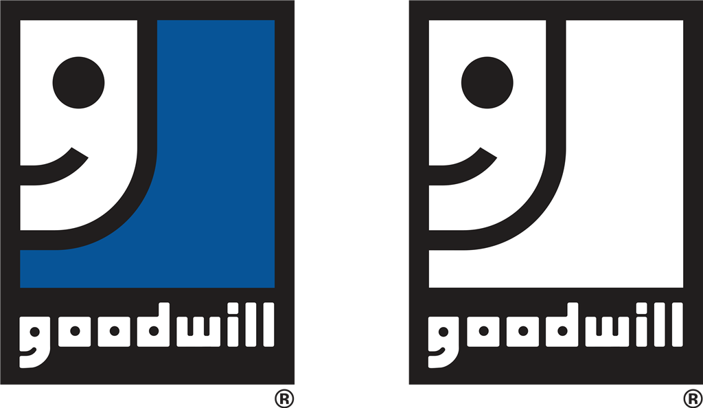 Goodwill logotype, transparent .png, medium, large