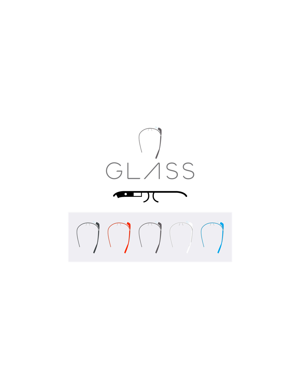 Google Glass logotype, transparent .png, medium, large