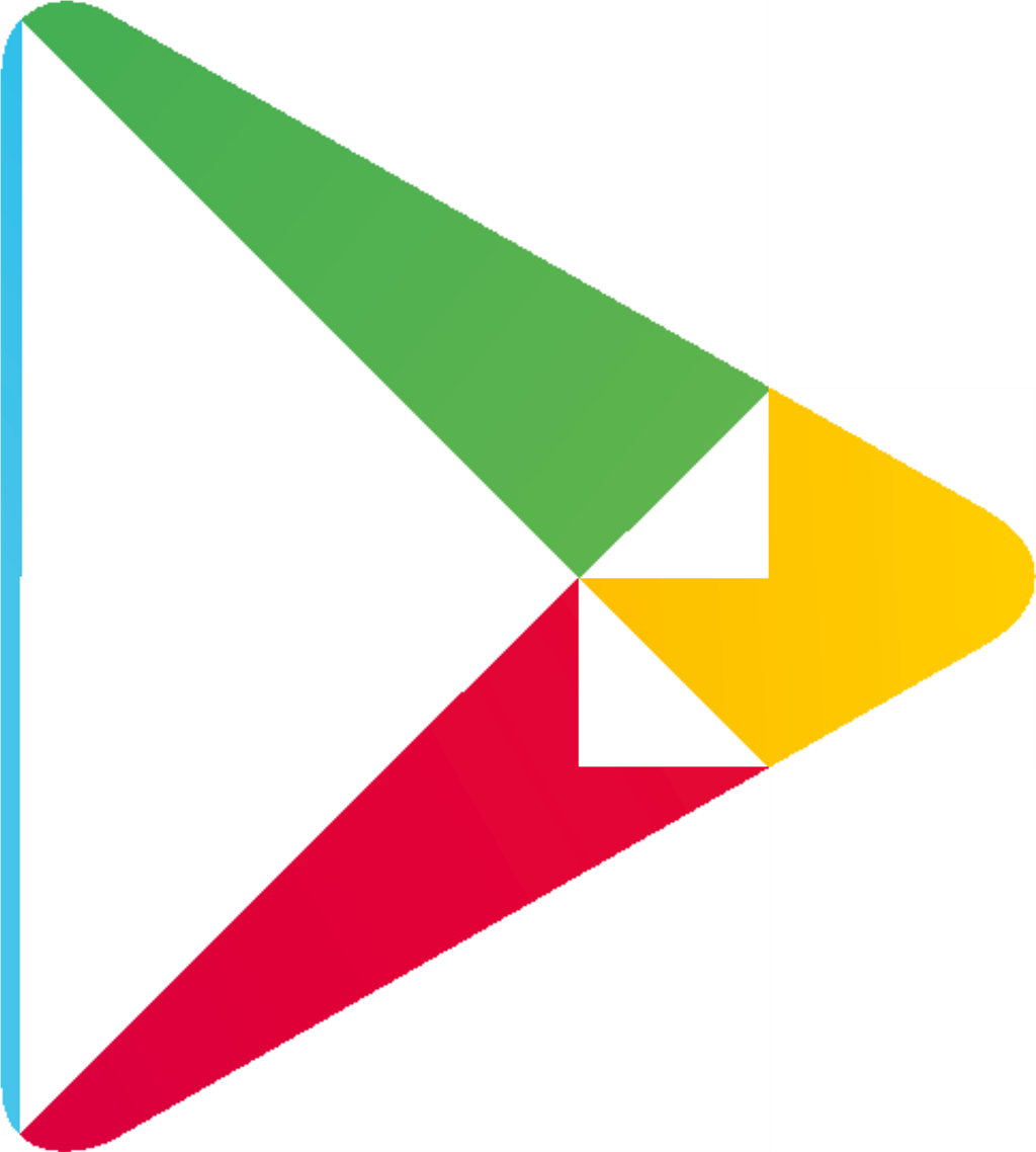Google Play logotype, transparent .png, medium, large