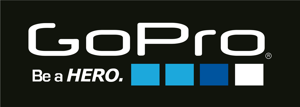 GoPro logotype, transparent .png, medium, large