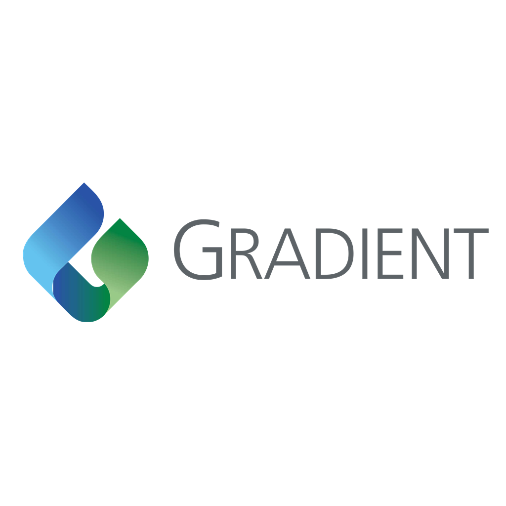 Gradient logotype, transparent .png, medium, large