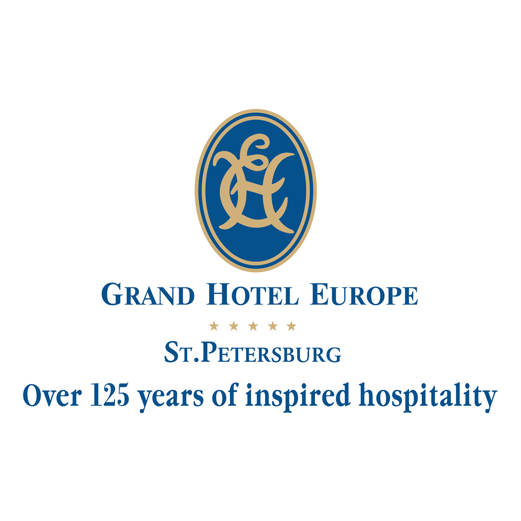 Grand Hotel Europe St Petersburg logotype, transparent .png, medium, large