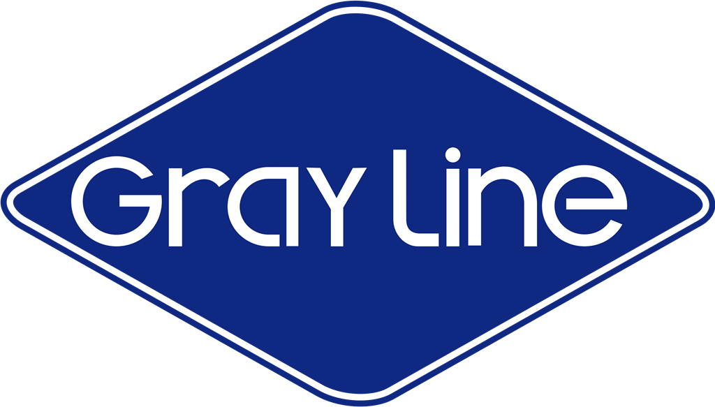 Gray Line logotype, transparent .png, medium, large