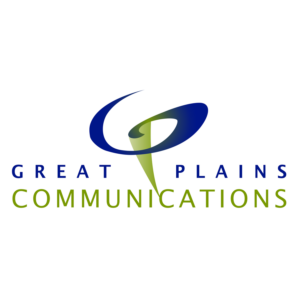 Great Plains Communications logotype, transparent .png, medium, large