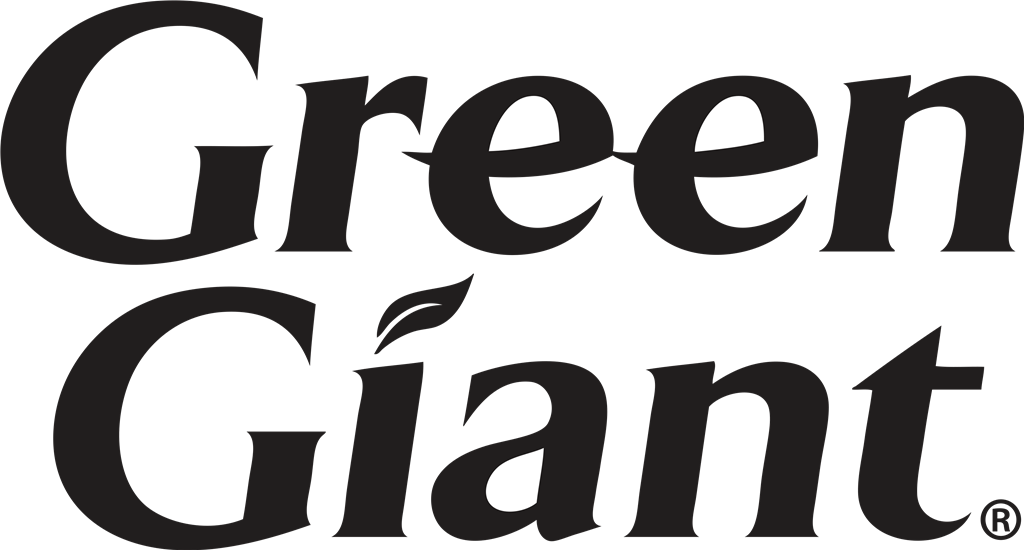 Green Giant logotype, transparent .png, medium, large