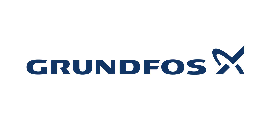 Grundfos logotype, transparent .png, medium, large