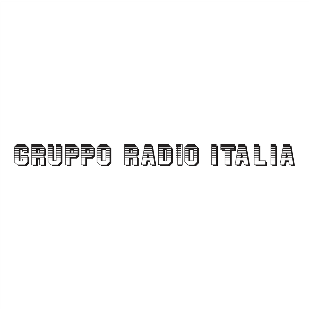 Gruppo Radio Italia logotype, transparent .png, medium, large