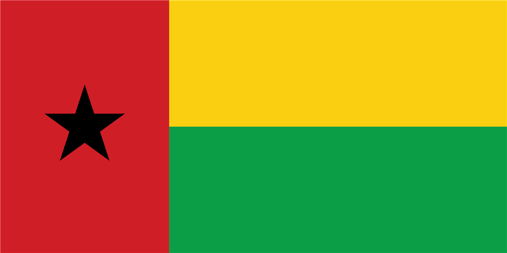 Guinea-Bissau logotype, transparent .png, medium, large