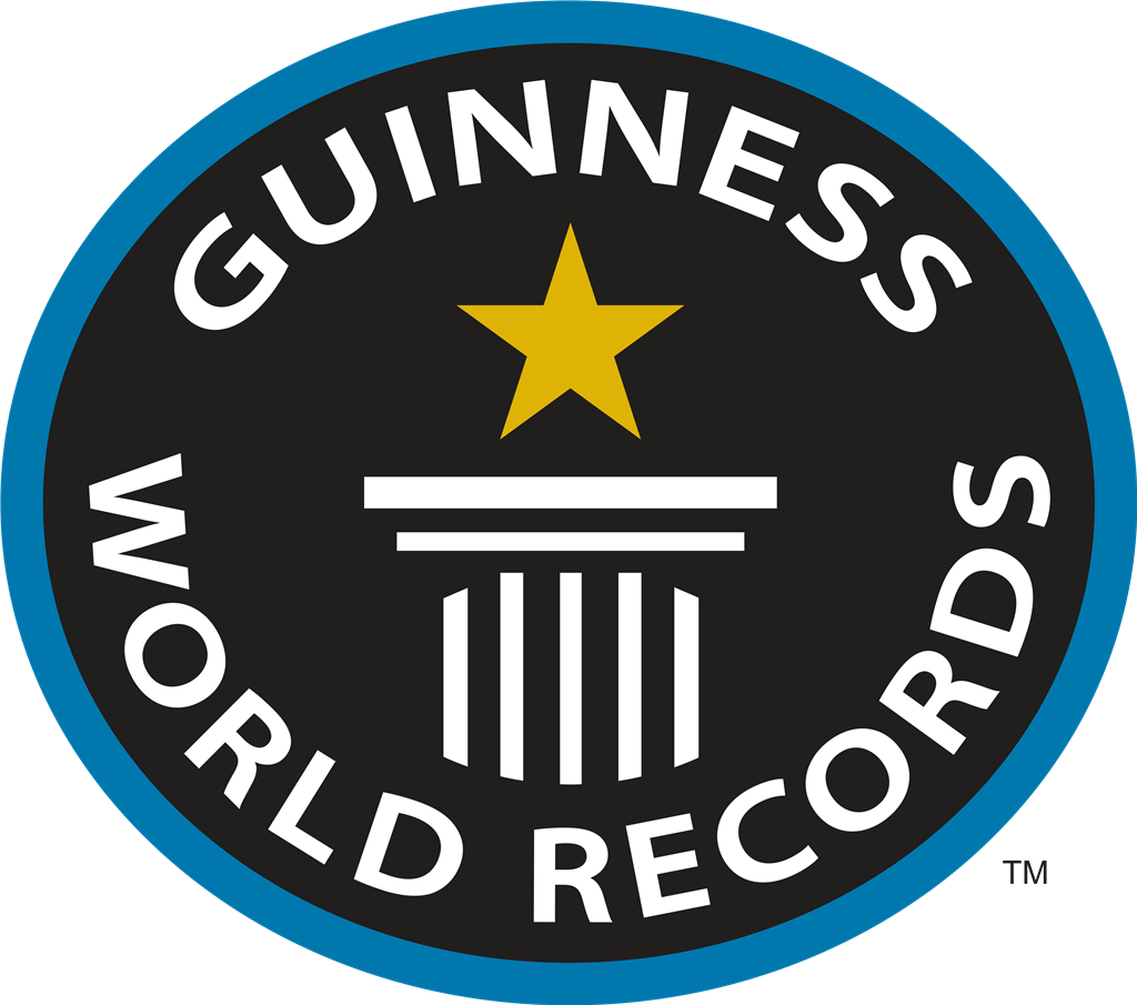 Guinness World Records logotype, transparent .png, medium, large