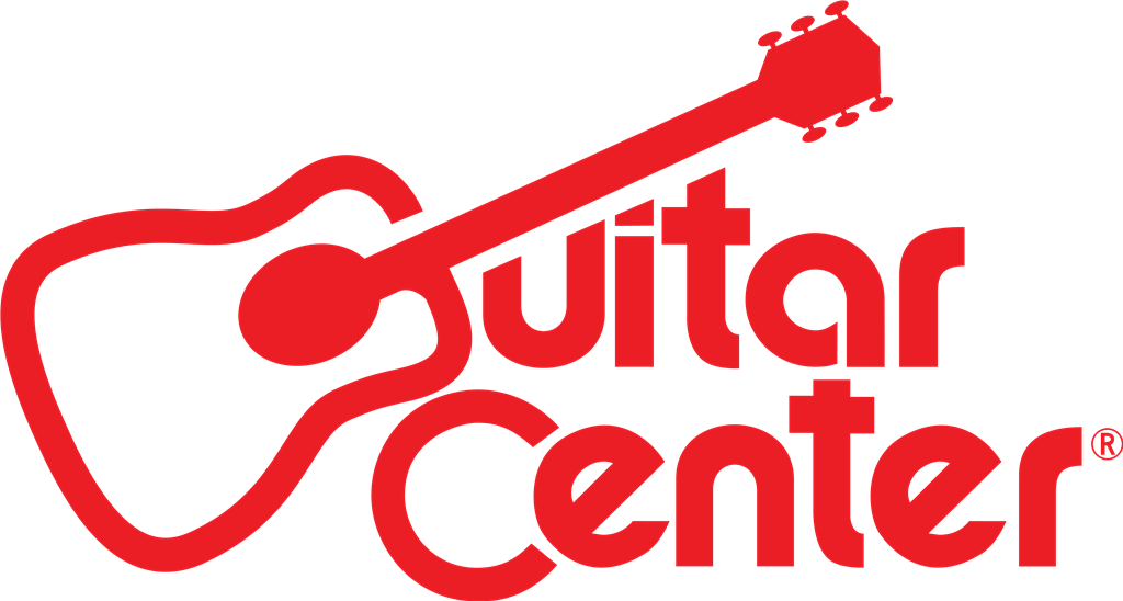 Guitar Center logotype, transparent .png, medium, large