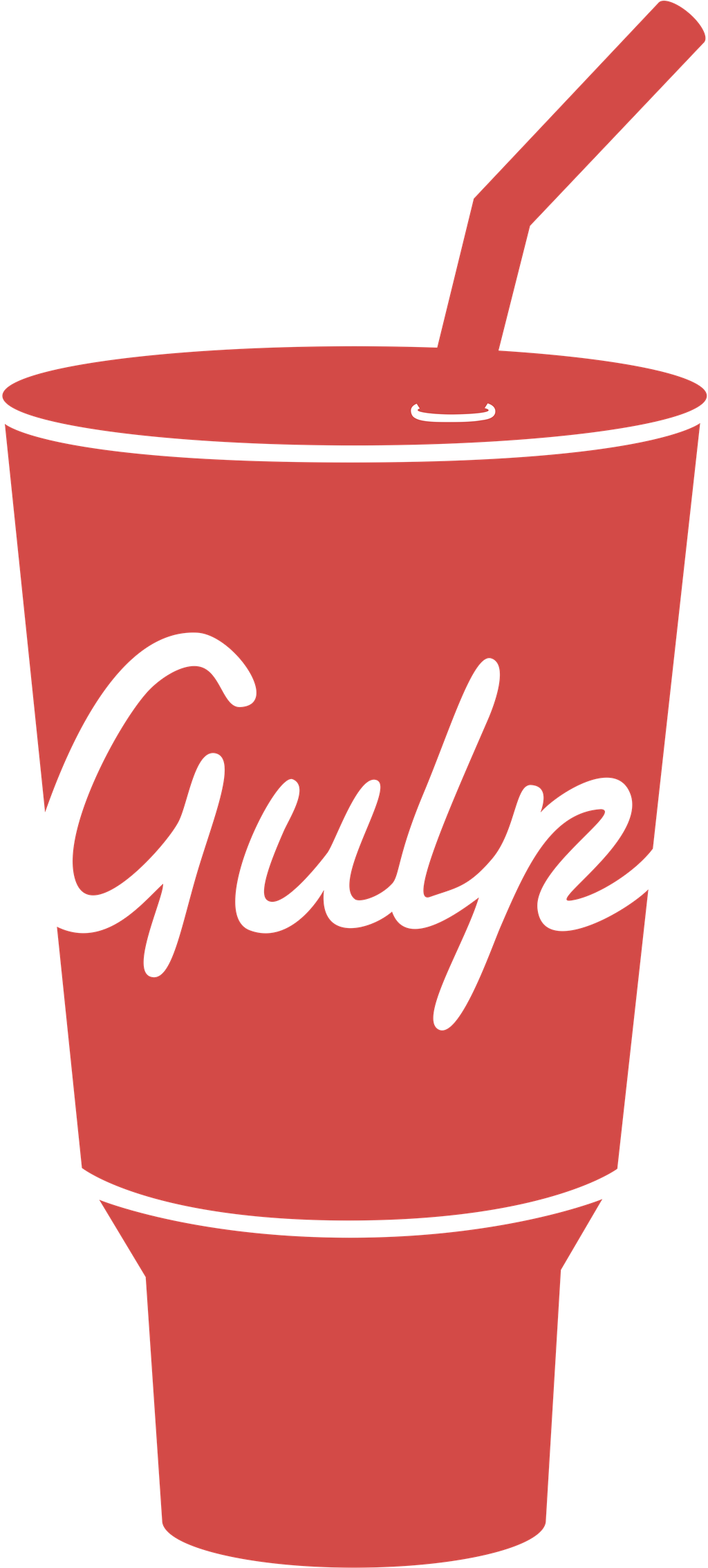 Gulp logotype, transparent .png, medium, large