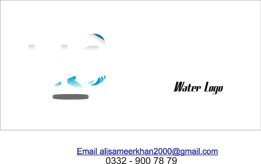H2O logotype, transparent .png, medium, large