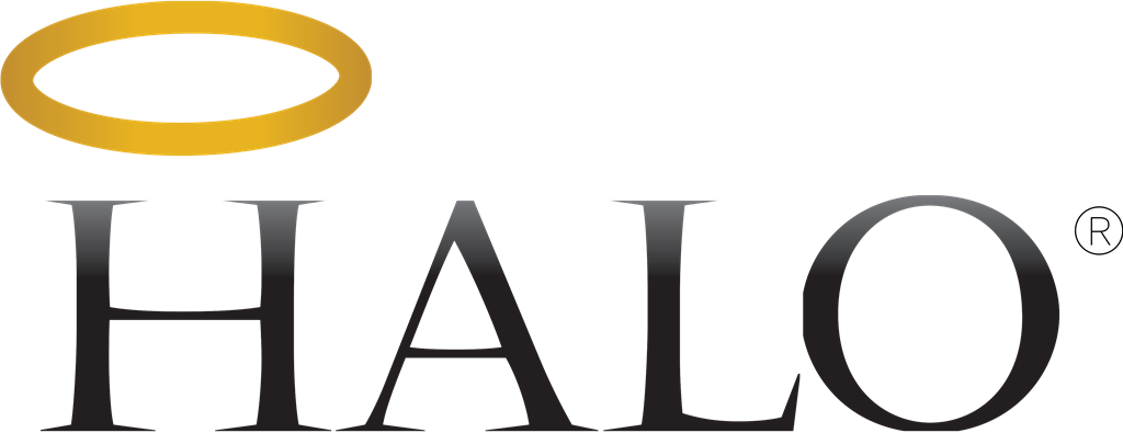 Halo logotype, transparent .png, medium, large