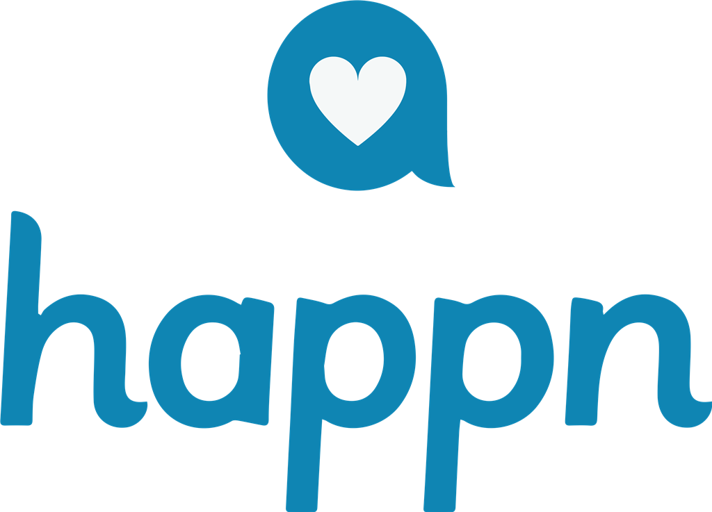 Happn logotype, transparent .png, medium, large