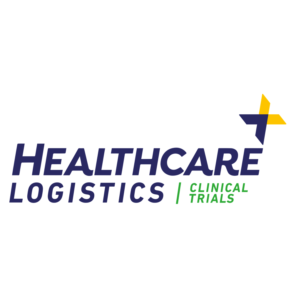 Healthcare Logistics Clinical Trials logotype, transparent .png, medium, large