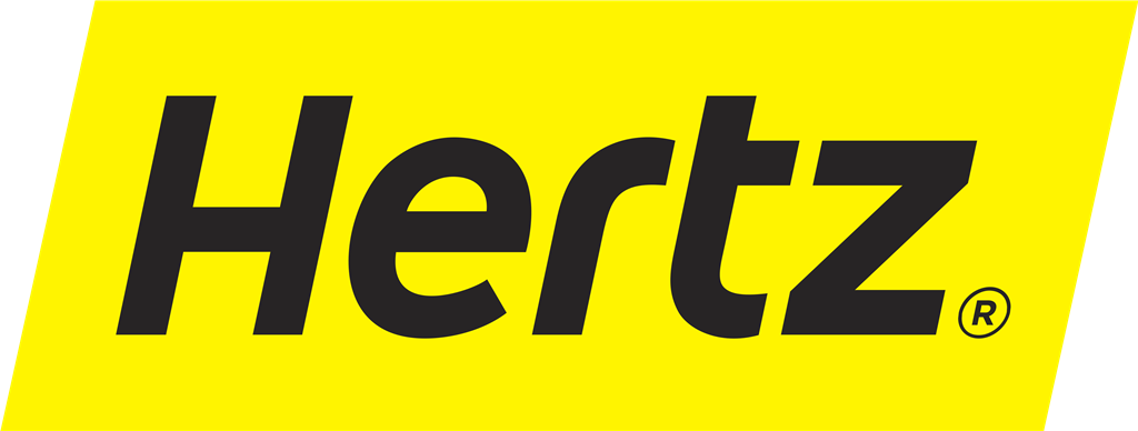 Hertz logotype, transparent .png, medium, large