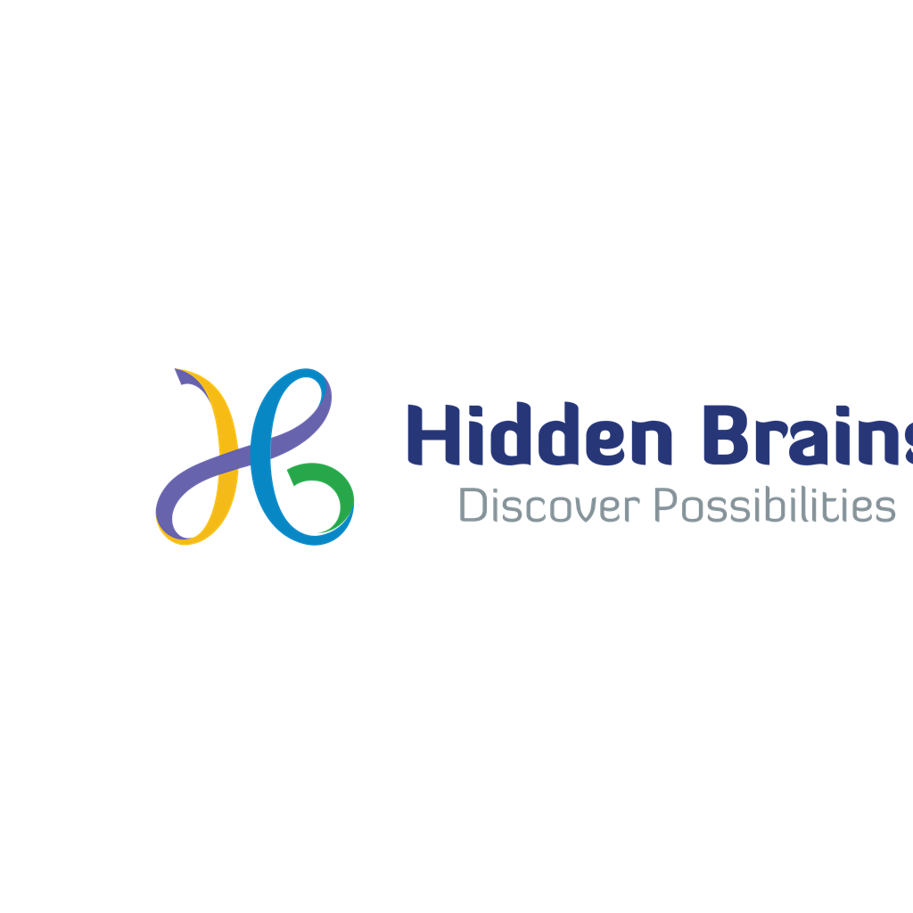 Hidden Brains Infotech logotype, transparent .png, medium, large