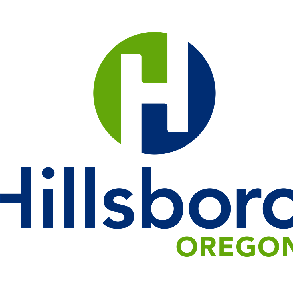 Hillsboro Oregon logotype, transparent .png, medium, large
