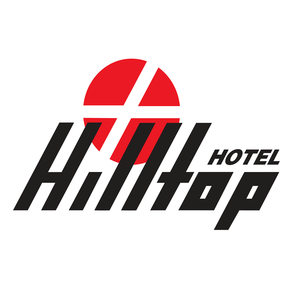Hilltop Hotel logotype, transparent .png, medium, large
