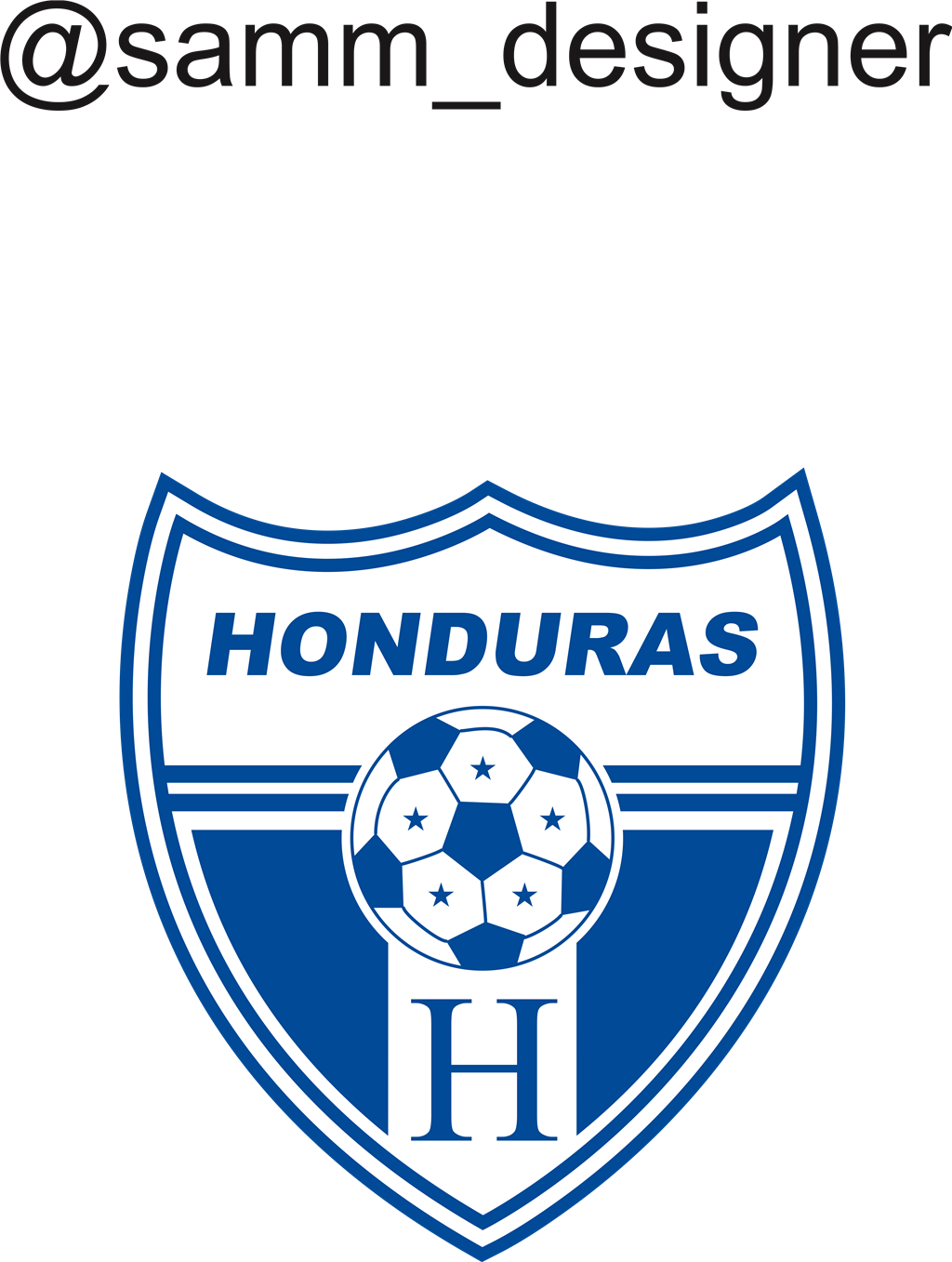 Honduras logotype, transparent .png, medium, large