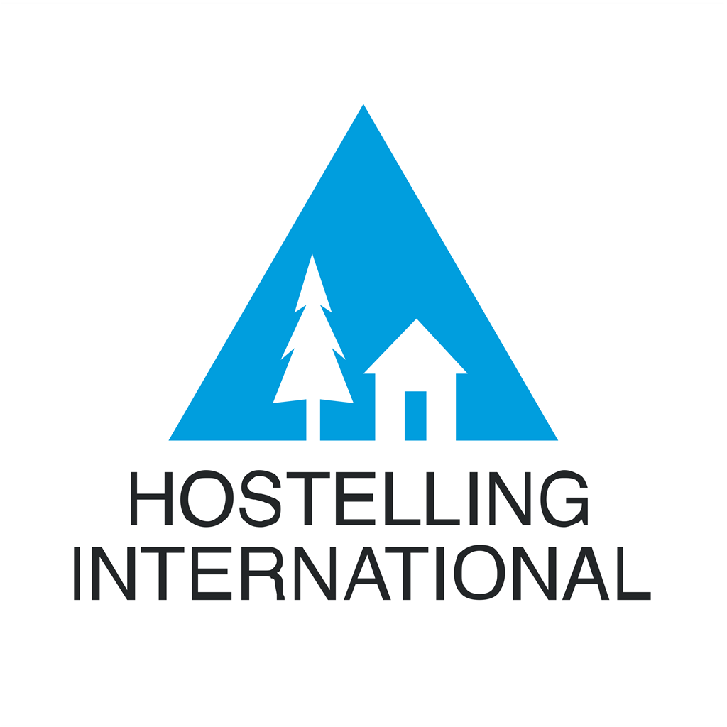 Hostelling International logotype, transparent .png, medium, large