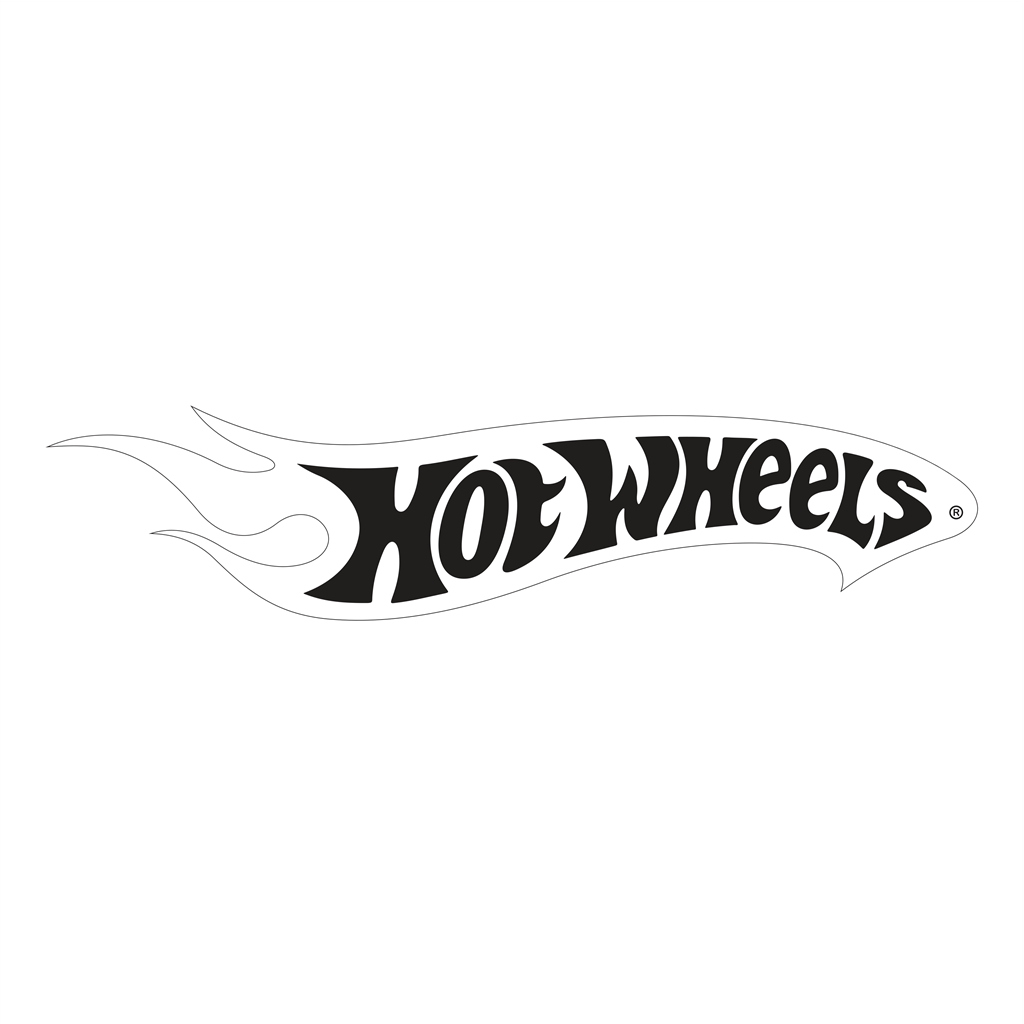 Hot Wheels logotype, transparent .png, medium, large