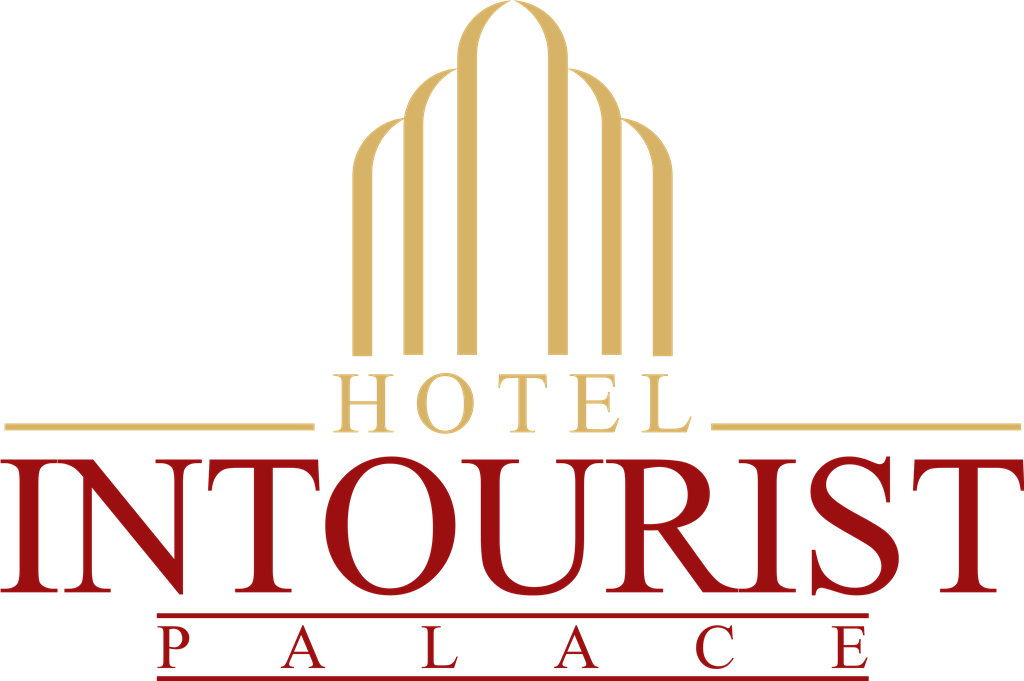 Hotel Intourist Palace logotype, transparent .png, medium, large