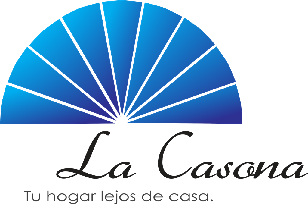 Hotel La Casona logotype, transparent .png, medium, large