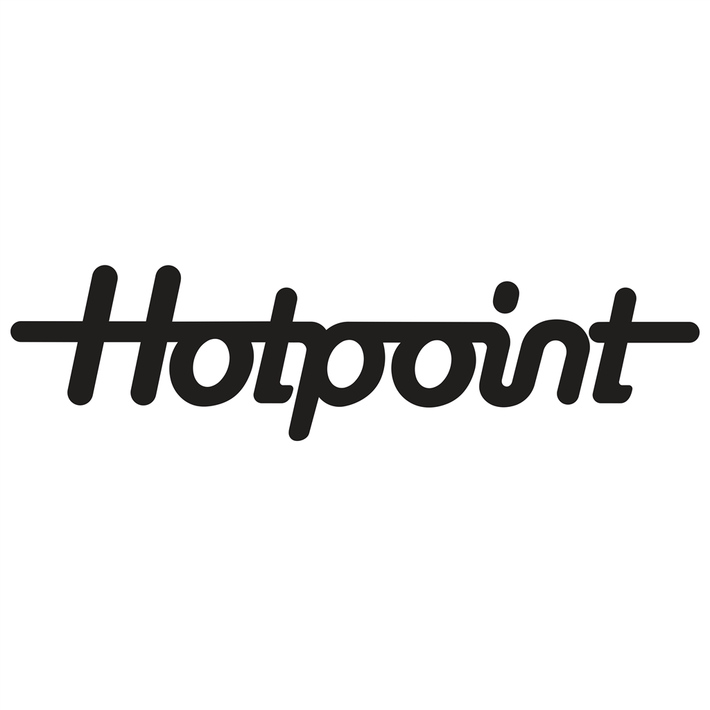 Hotpoint logotype, transparent .png, medium, large