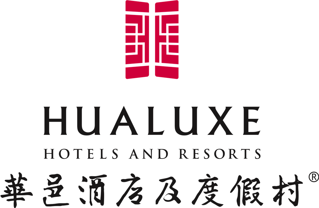 HUALUXE Hotels & Resorts logotype, transparent .png, medium, large
