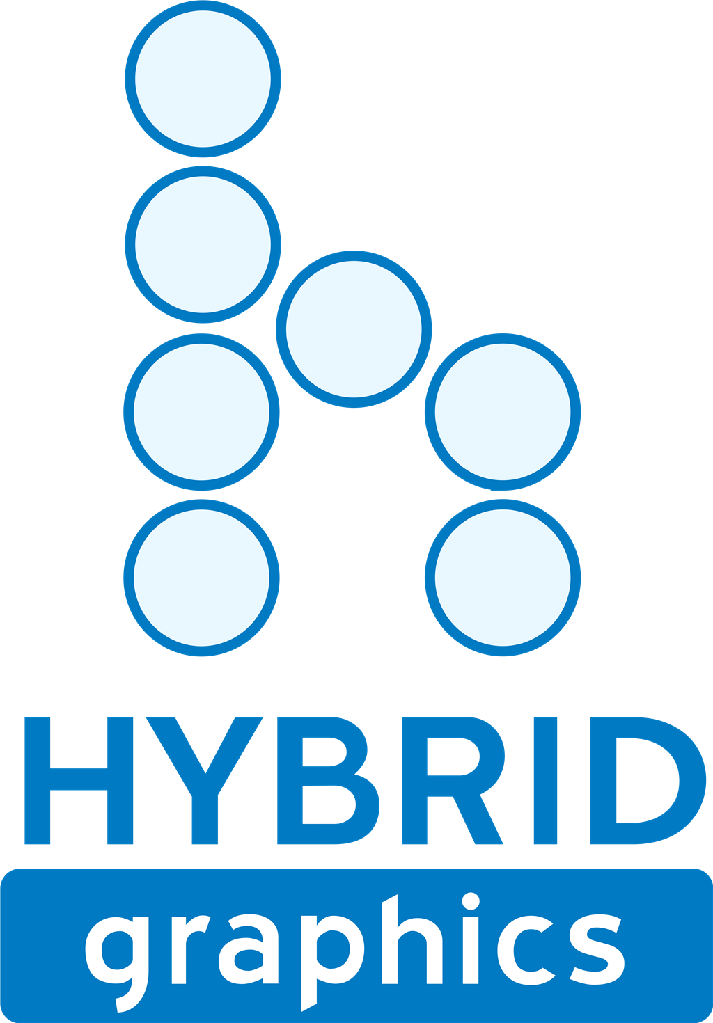 Hybrid Graphics logotype, transparent .png, medium, large