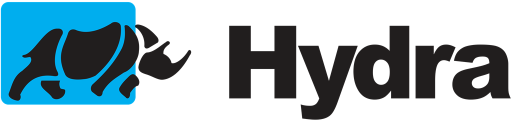 Hydra logotype, transparent .png, medium, large