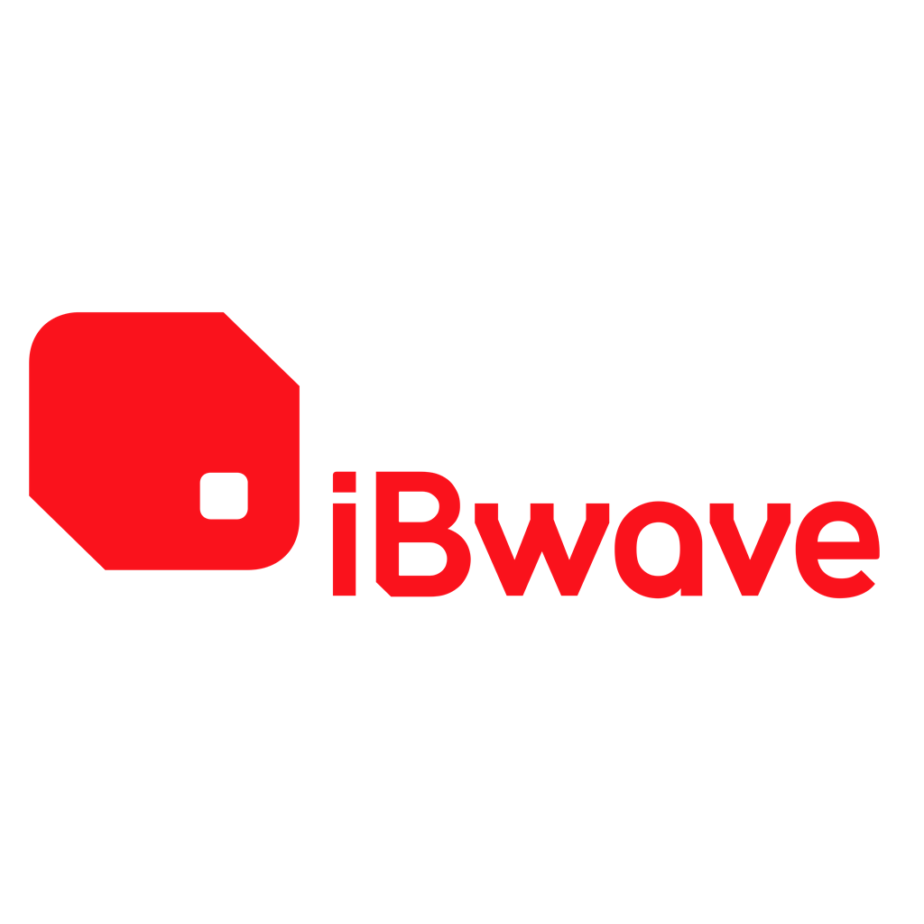 iBwave logotype, transparent .png, medium, large