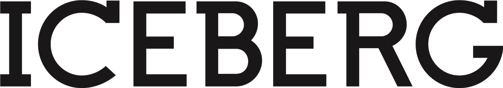 Iceberg logotype, transparent .png, medium, large