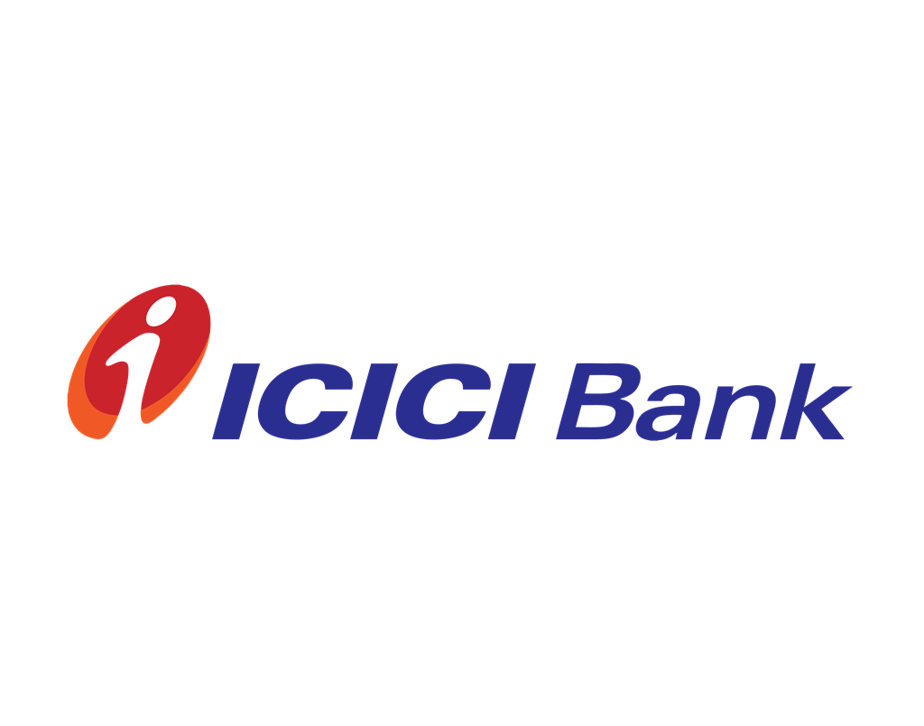 ICICI Bank logotype, transparent .png, medium, large