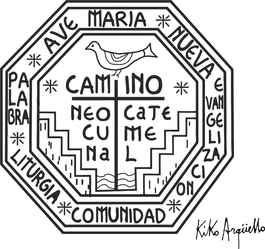 Iconos del Camino Neo-Catecumenal logotype, transparent .png, medium, large