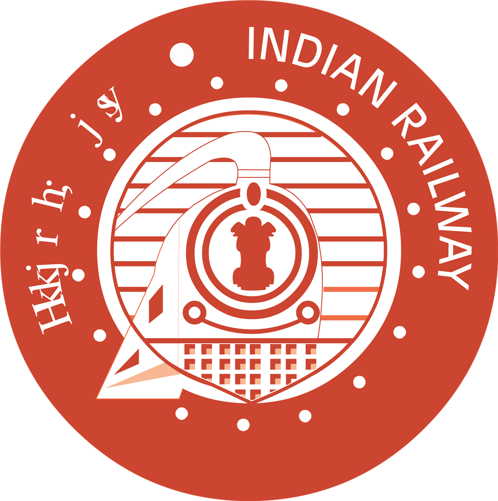 Indian Railway logotype, transparent .png, medium, large