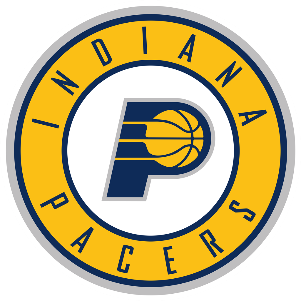 Indiana Pacers logotype, transparent .png, medium, large