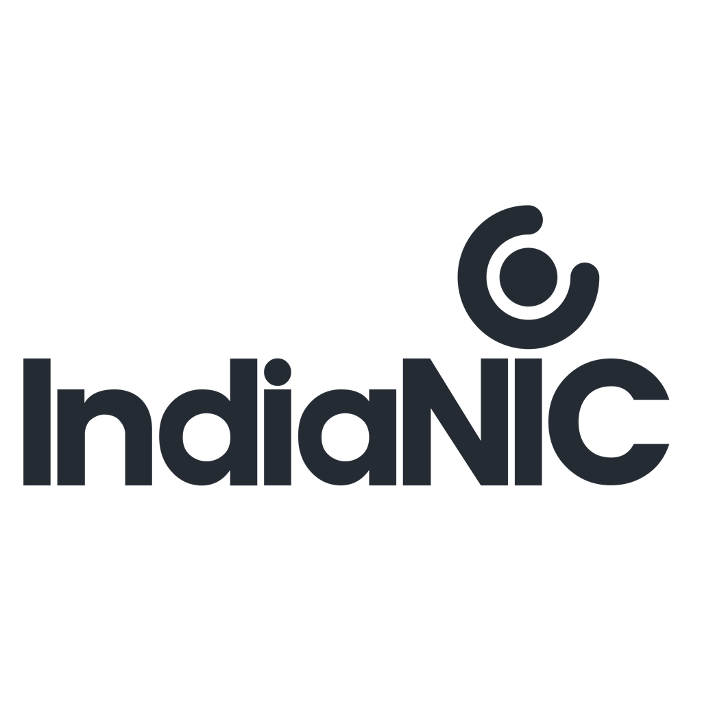 IndiaNIC logotype, transparent .png, medium, large