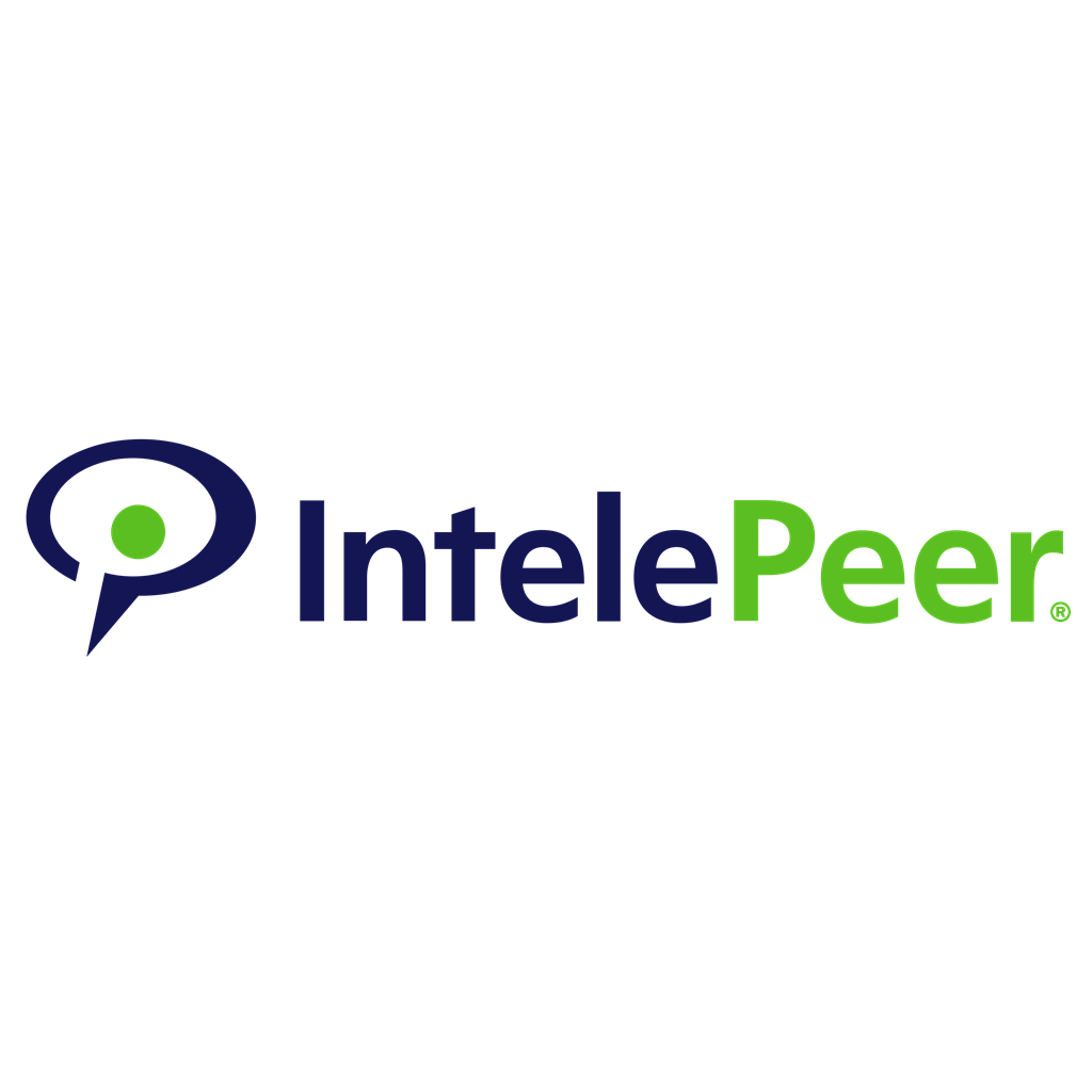 IntelePeer logotype, transparent .png, medium, large